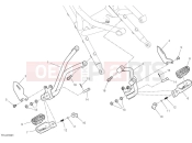 DUCATI Desert X Discovery Rear footrests
