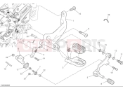 DUCATI Desert X Discovery Left footrest