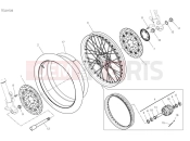 DUCATI Desert X Rally Front wheel