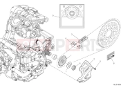 DUCATI Desert X Rally Front sprocket & chain