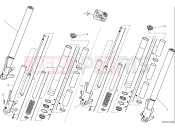 DUCATI 2025 Diavel for Bentley Front fork