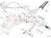DUCATI Panigale V2 Superquadro Final Edition Left footrest