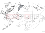 DUCATI Panigale V2 Superquadro Final Edition Rear shock absorber