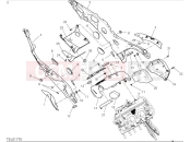 DUCATI Panigale V4 Tricolore Rear subframe