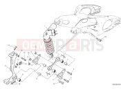 DUCATI Panigale V4 Tricolore Rear shock absorber