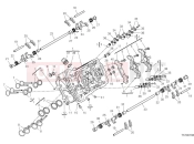 DUCATI Panigale V4 Tricolore Front cylinder head