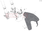DUCATI Panigale V4 Tricolore Front mudguard