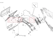 DUCATI Panigale V4 Tricolore Plate holder (Japan)