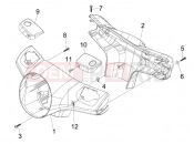 vespa Vespa Super GTS 125 E2-E3 (RK, VT) Handlebars coverages