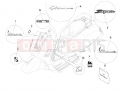vespa Vespa Super GTS 125 E2-E3 (RK, VT) Plates - Emblems