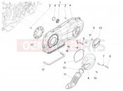 VESPA Vespa Super GTS 125 E2-E3 (RK, VT) Crankcase cover - Crankcase cooling