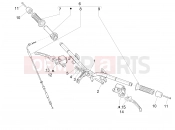 VESPA Vespa Super GTS 125 E2-E3 (RK, VT) Handlebars - Master cil.