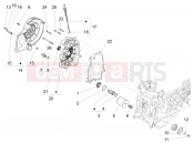 vespa Vespa Super GTS 125 E2-E3 (RK, VT) Flywheel magneto cover - Oil filter