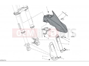 DUCATI Hypermotard 698 Mono Front mudguard