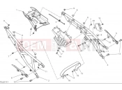 DUCATI Hypermotard 698 Mono Rear subframe