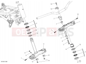 DUCATI 2025 Hypermotard 698 Mono RVE Steering assembly