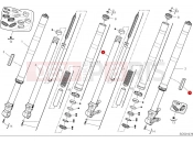 DUCATI 2025 Hypermotard 698 Mono RVE Front fork