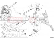 DUCATI 2025 Hypermotard 698 Mono RVE Rear brake system