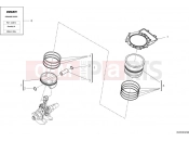 DUCATI 2025 Hypermotard 698 Mono RVE Cylinder & piston