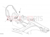 DUCATI 2025 Hypermotard 698 Mono RVE Rear mudguard