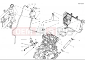 DUCATI 2025 Hypermotard 698 Mono RVE Cooling circuit