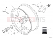 DUCATI Hypermotard 950 SP Rear wheel