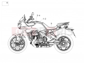 MOTOGUZZI V100 Mandello E5 (EU) Decal