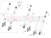 MOTOGUZZI V100 Mandello S E5 (EU) Front fork Ohlins