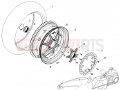 MOTOGUZZI V100 Mandello S E5 (EU) Rear wheel