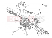 DUCATI 1995 Supersport 600 SS VERTICAL CYLINDER HEAD » VALVE DRIVE