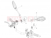 MOTOGUZZI V100 Mandello E5+ (EU) Driving mirror/s