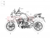 MOTOGUZZI V100 Mandello E5+ (AU, JP) Decal