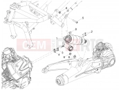 MOTOGUZZI V100 Mandello E5+ (AU, JP) Shock absorber
