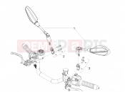 MOTOGUZZI V100 Mandello S E5+ (AU, JP) Driving mirror/s