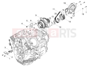 MOTOGUZZI V100 Mandello Wind Tunnel E5+ ABS 2025 (EU) Cdi magneto assy / Ignition unit