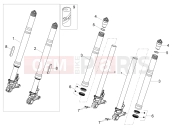 MOTOGUZZI V100 Mandello Wind Tunnel E5+ ABS 2025 (EU) Front fork Ohlins