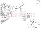 MOTOGUZZI V100 Mandello Wind Tunnel E5+ ABS 2025 (EU) Internal gear selectors