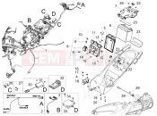 MOTOGUZZI V100 Mandello Wind Tunnel E5+ ABS 2025 (EU) Rear electrical system