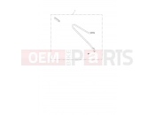 TRIUMPH Bonneville Bobber pannier rail kit, rh