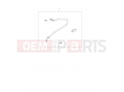 TRIUMPH Bonneville Bobber pannier rail kit, lh