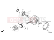 HONDA DAX 125 (ST125AP) 2022 E-16 CRANKSHAFT/PISTON