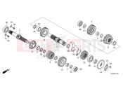HONDA DAX 125 (ST125AP) 2022 E-17 TRANSMISSION