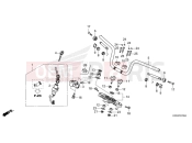 HONDA DAX 125 (ST125AP) 2022 F-7 HANDLE PIPE/TOP BRIDGE