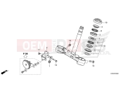 HONDA DAX 125 (ST125AP) 2022 F-9 STEERING STEM