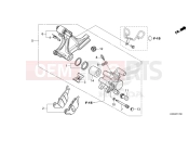 HONDA DAX 125 (ST125AP) 2022 F-17 REAR BRAKE CALIPER