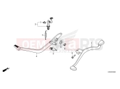 HONDA DAX 125 (ST125AP) 2022 F-29 PEDAL