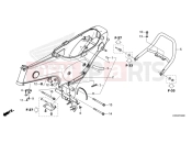 HONDA DAX 125 (ST125AP) 2022 F-39 FRAME BODY/REAR GRIP