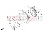 HONDA DAX 125 (ST125AP) 2023 F-1 HEADLIGHT