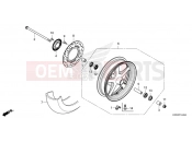 HONDA DAX 125 (ST125AP) 2023 F-14-40 FRONT WHEEL