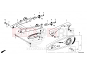 HONDA DAX 125 (ST125AP) 2023 F-32 SWINGARM/CHAIN CASE